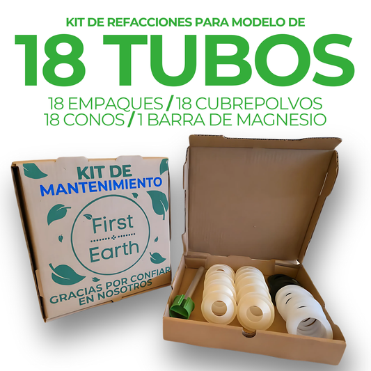 Kit para Mantenimiento First Earth de 18 tubos