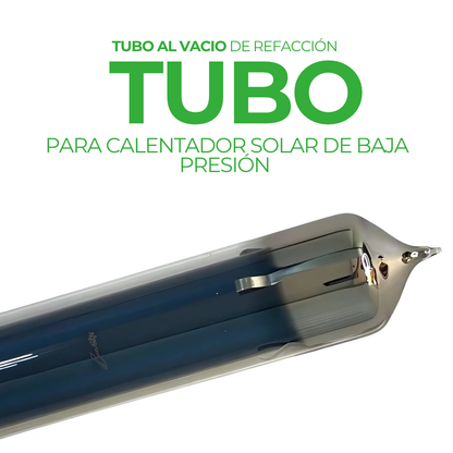 Tubo al Vacío para Calentador Solar de Baja Presión