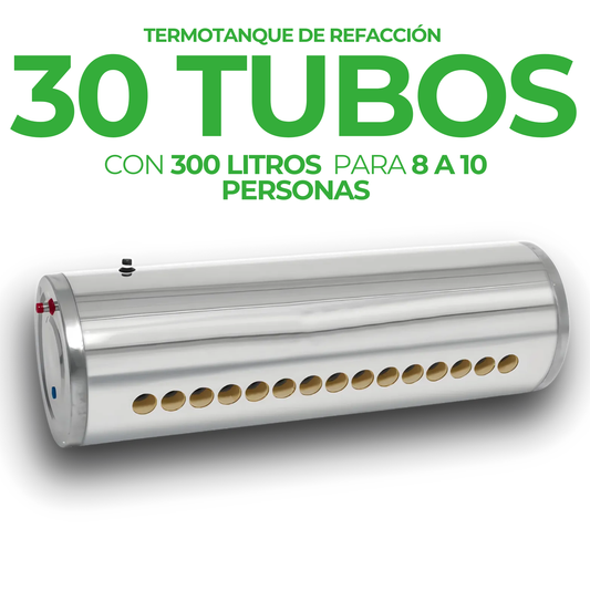 Termotanque de Baja Presión Genérico 300 L (30 tubos)