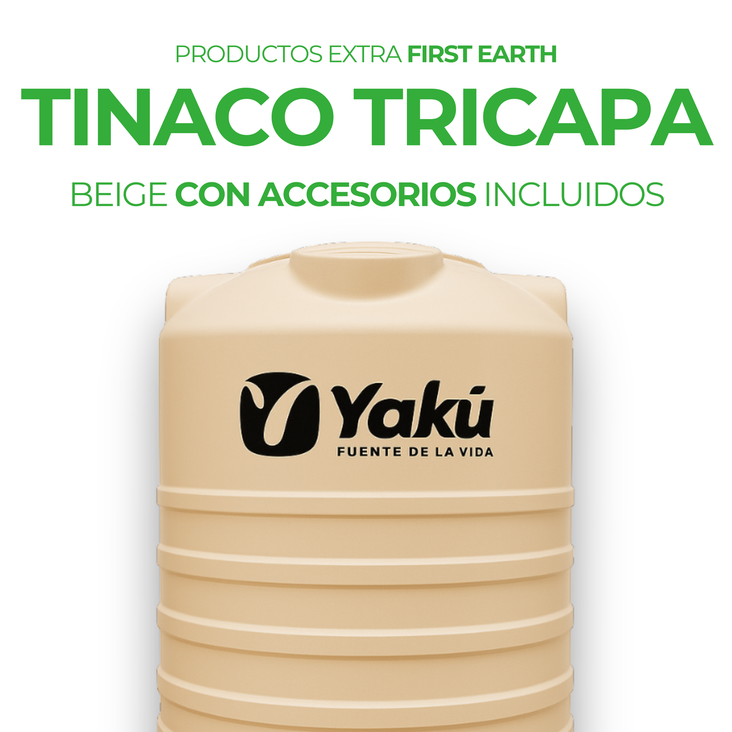 Tinaco Beige de 1200 litros